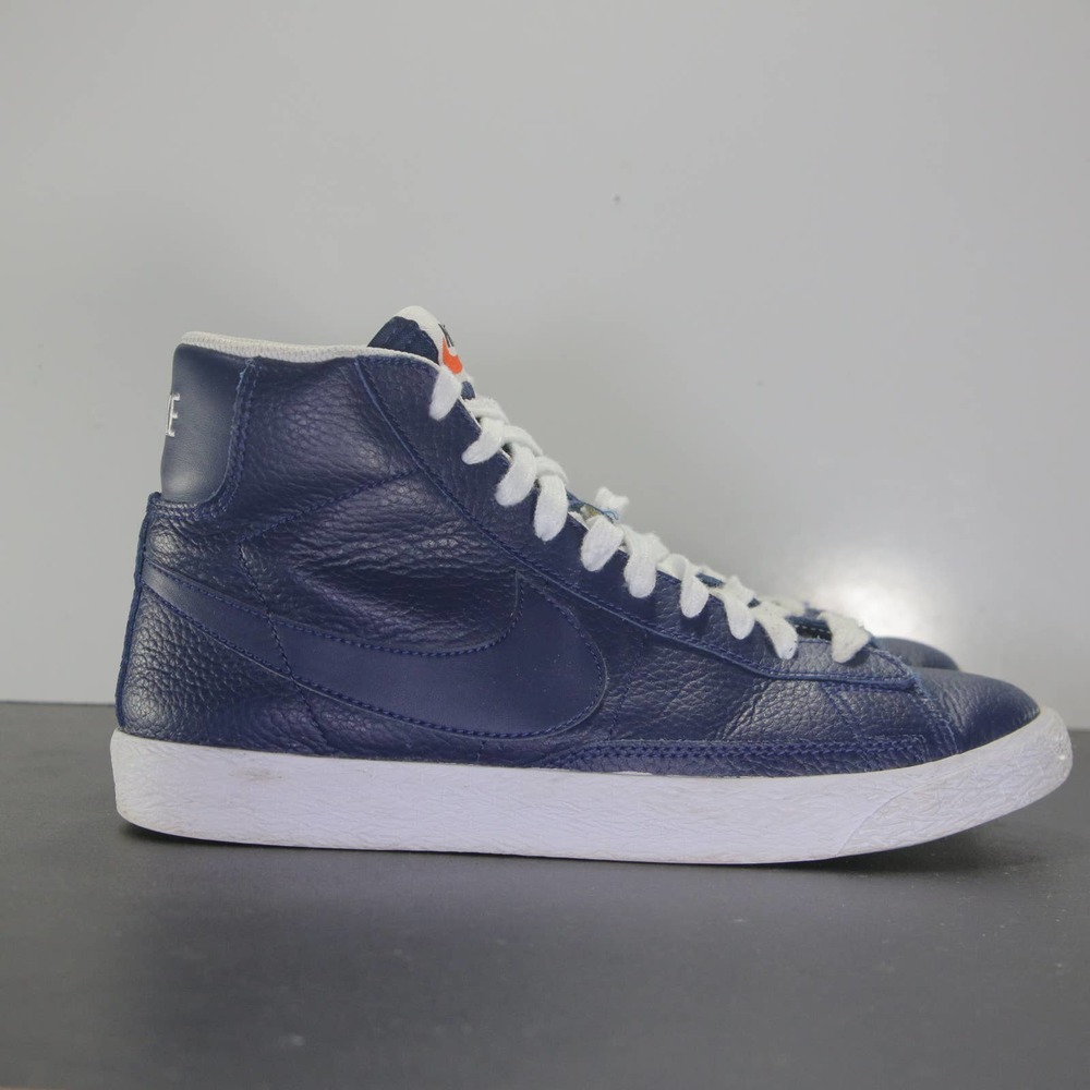 Nike Blazer Mid Premium Blue White Women's Sneakers 004606 Size 7youth/8.5womens